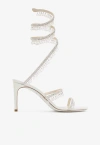 RENÉ CAOVILLA CHANDELIER 80 JEWELED CRYSTAL-EMBELLISHED SANDALS