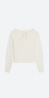 HELMUT LANG RUCHED DOLMAN SLEEVE SWEATER