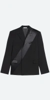Helmut Lang Virgin Wool Tuxedo Car Blazer
