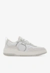 Ferragamo Women Gancini Leather Sneakers In White