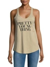 CHRLDR Pretty Young Thing Cotton Tank Top,0400095322488