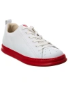 Camper Runner Leather Sneaker In White