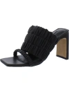 Jonathan Simkhai Felix Elastic Womens Leather Slip On Mules In Black