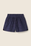 TROVATA LUCY SHORT IN INKWELL EYELET