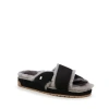 EMU AUSTRALIA WOMEN'S MAYBERRY CORKY SLIDE SANDAL IN BLACK