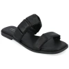Journee Collection Collection Women's Tru Comfort Foam Pegie Sandals In Black