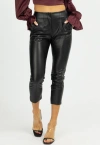 Fate By Lfd Pleated High Rise Pants In Black In Black