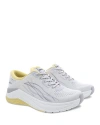 DANSKO WOMEN'S PACE MESH WALKING SHOE IN WHITE/YELLOW