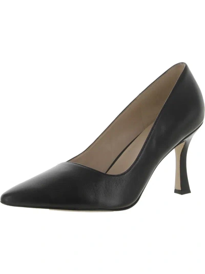 27 Edit Alice Womens Faux Suede Pointed Toe Pumps In Black