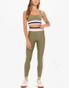 THE UPSIDE PAPILLON MIDI PANT IN OLIVE