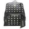 MCM STUDDED CANVAS BACKPACK BAG (PRE-OWNED)