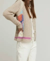 Aldo Martins Almond Cardigan In Beige/multi In Multi
