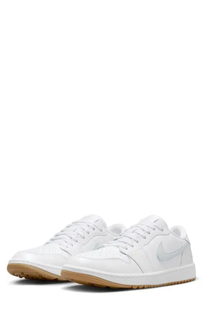 Jordan Men's Air  1 Low G Golf Shoes In White