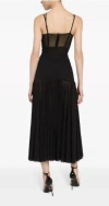 Dolce & Gabbana Long Sheer Dress In Black