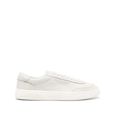 Ghoud Lido Leather Sneakers In Neutrals