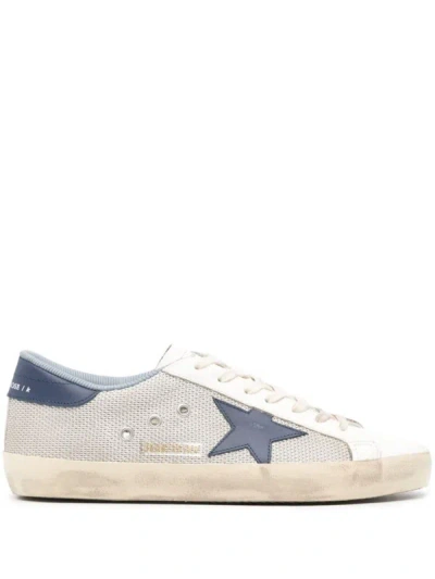 Golden Goose Super Star Lace-up Trainers In Metallic