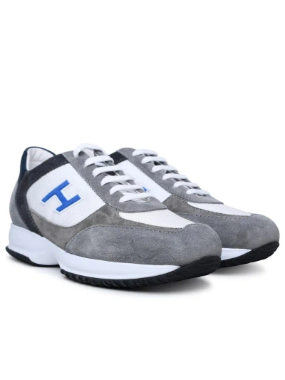 Hogan Interactive Sneakers In Grey