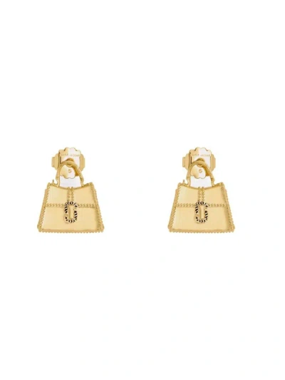 Marc Jacobs Earrings "st. Marc" In Gold