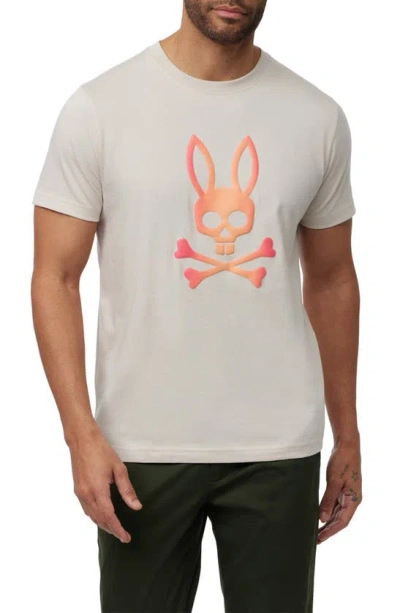 Psycho Bunny Norwood Graphic T-shirt In Natural Linen