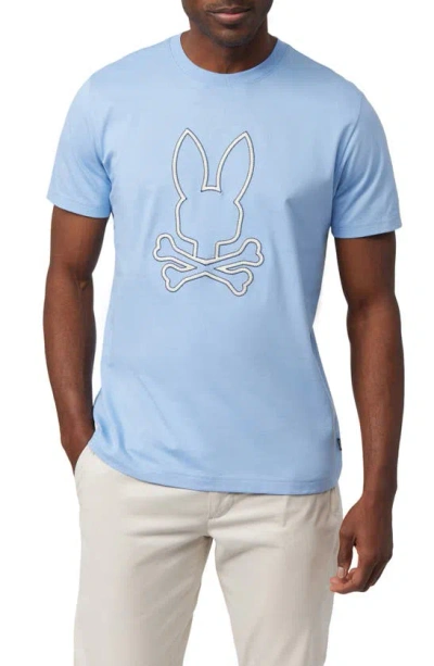 Psycho Bunny Floyd Graphic T-shirt In Serenity