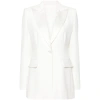 Max Mara Plinio Cady Single Breasted Jacket In White