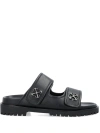 OFF-WHITE OFF-WHITE ARROWS-MOTIF LEATHER SANDALS