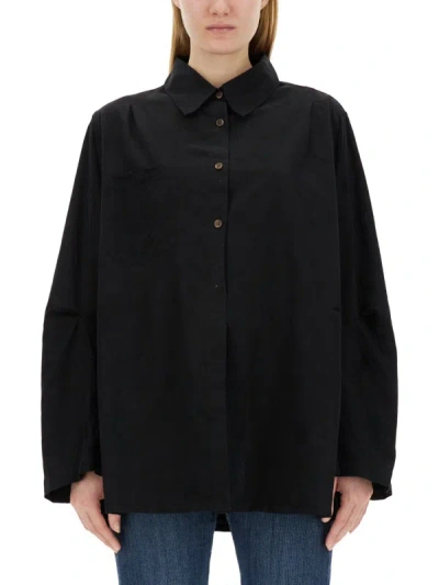 Our Legacy Oversized Long-sleeve Shirt In Black