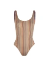 Paul Smith Women Swimsuit U Shape Bk In White
