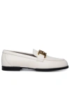 TOD'S TOD'S CREAM LEATHER LOAFERS