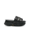 Toga Stud-embellished Flatform Sandals In Black
