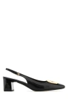 Tory Burch Georgia 55 Leather Slingback Pumps In Black