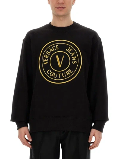 VERSACE JEANS COUTURE VERSACE JEANS COUTURE SWEATSHIRT WITH LOGO