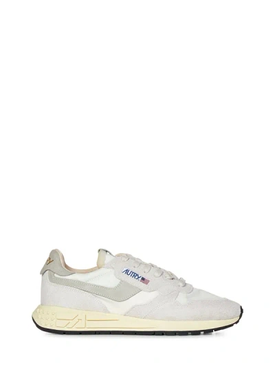 Autry Off-white Reelwind Low Sneakers In Bianco