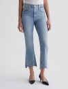 Ag Farrah Boot Crop Jeans In Verona In Blue