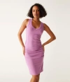 Michael Stars Esme Ribbed Dress In Smoothie