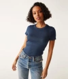 Michael Stars Fallon Shine Tee In Nocturnal