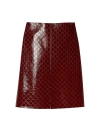 GUCCI MIDI SKIRT WITH EMBOSSED GG MOTIF