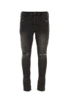 Purple Denim Slim-fit Skinny Stretch-denim Jeans In Black