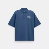 Coach Outlet Relaxed Polo In Blue