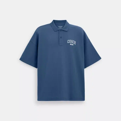 Coach Outlet Relaxed Polo In Navy