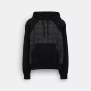 Coach Outlet Signature Full Zip Hoodie In Grey