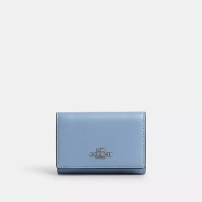 Coach Outlet Micro Wallet In Blue
