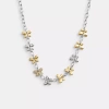 Coach Outlet Pavé Butterfly Chain Necklace In Multi
