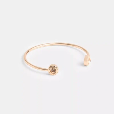 Coach Outlet Open Circle Cuff In Yellow