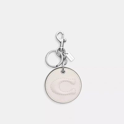Coach Outlet Mirror Bag Charm With Signature In Multi