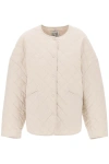 TOTÊME TOTEME ORGANIC COTTON QUILTED JACKET IN
