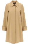 Totême Oversize Cotton Gabardine Long Coat In Beige