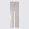 Brunello Cucinelli Jeans In Chalk