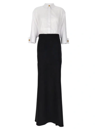 Elisabetta Franchi Dresses White In White/black