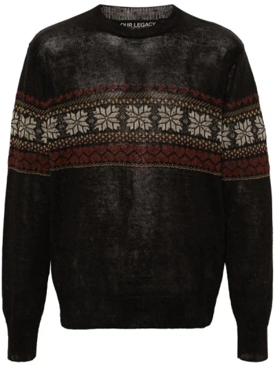 OUR LEGACY OUR LEGACY BASE ROUNDNECK SWEATER CLOTHING
